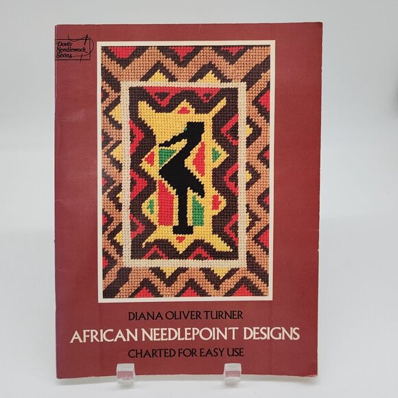 Diana Oliver Turner African Needlepoint Designs Book 1976 - Picture 1 of 12